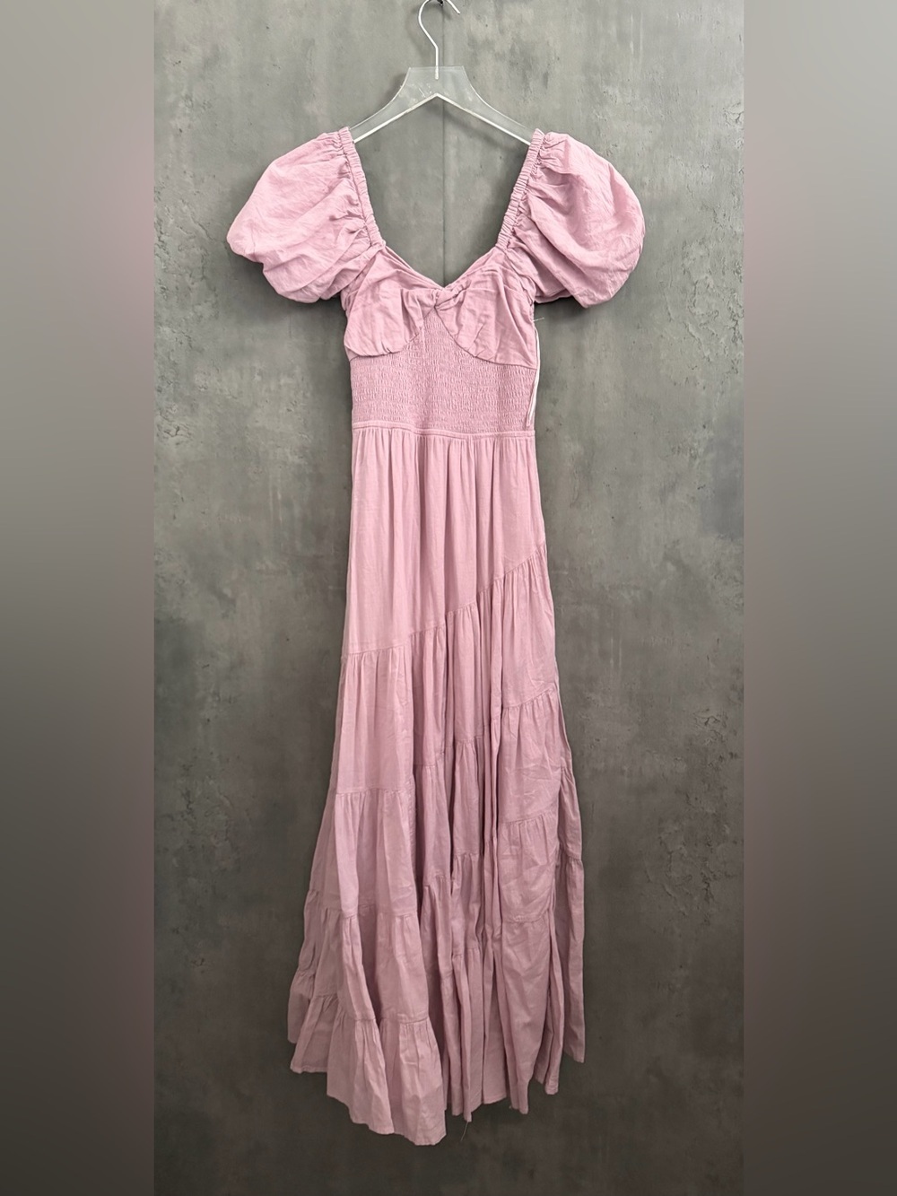 NEW Free People sundrenched short sleeve maxi dress XS B2690 - Picture 2 of 4